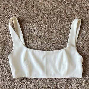 Princess Polly White Bustier Tank Top